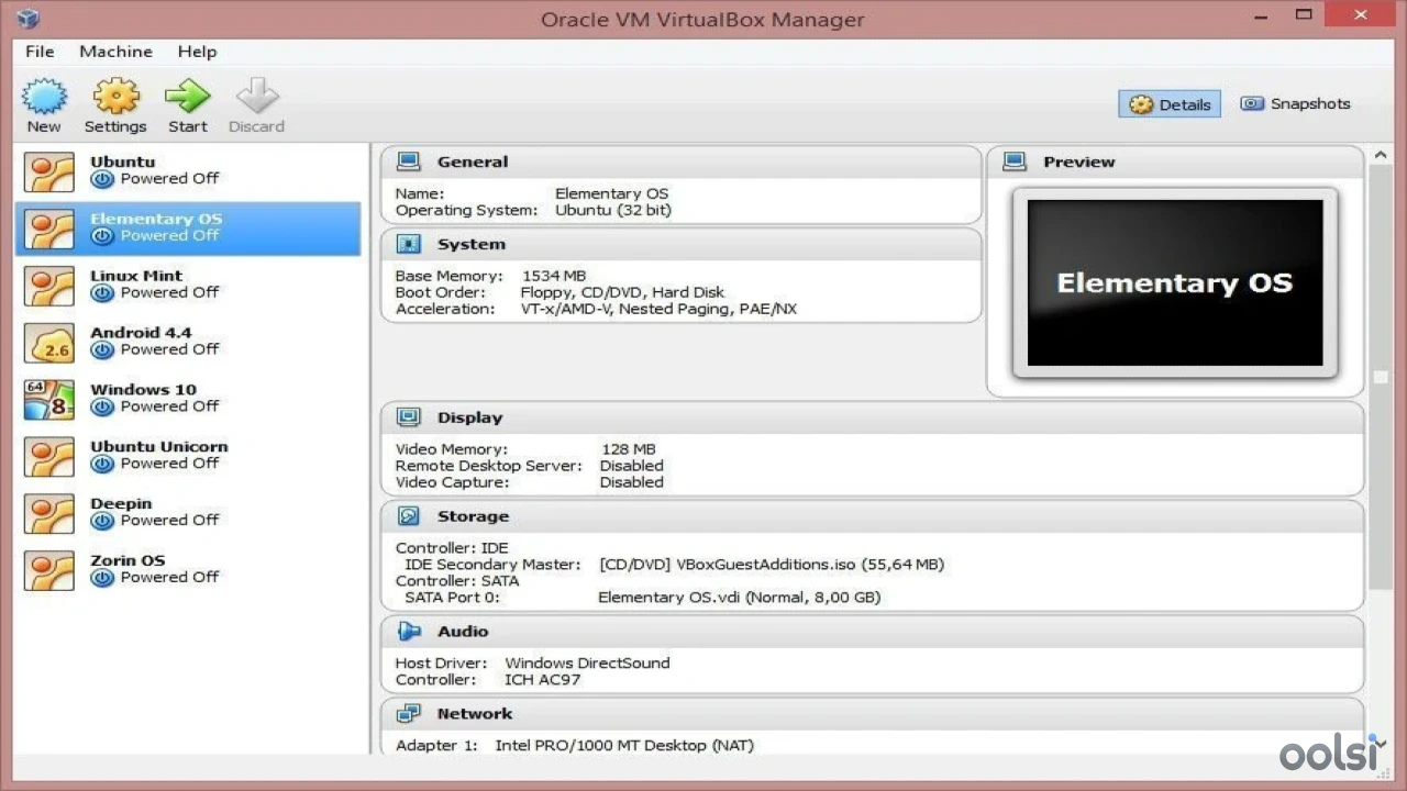 VirtualBox  - screenshot 1